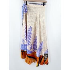 ZURY Wrap Skirt Free Size Boho Festival Hippie Bohemian Rave Made in India Rayon
